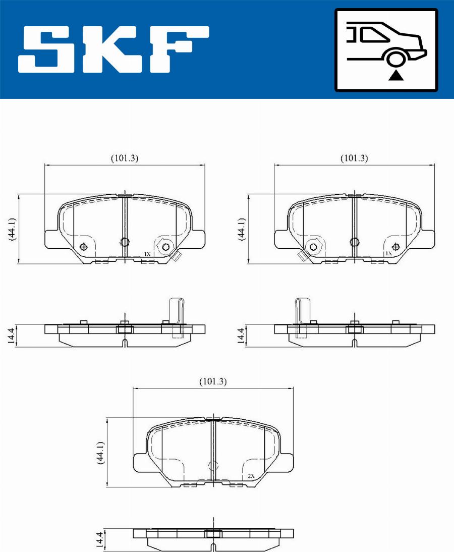 SKF VKBP 90253 A - Jarrupala, levyjarru inparts.fi