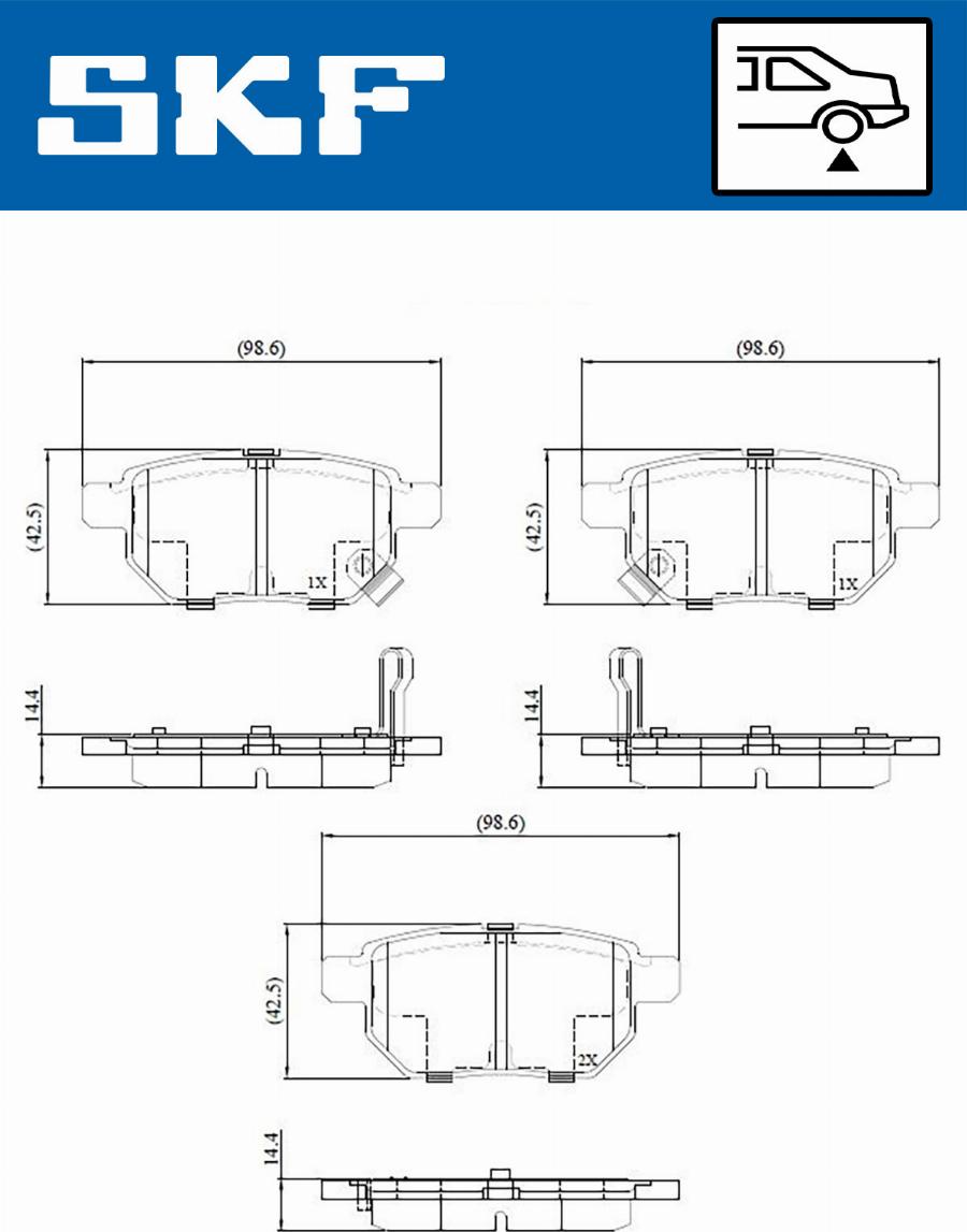 SKF VKBP 90282 A - Jarrupala, levyjarru inparts.fi