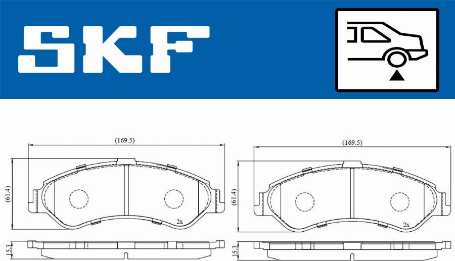 SKF VKBP 90221 - Jarrupala, levyjarru inparts.fi