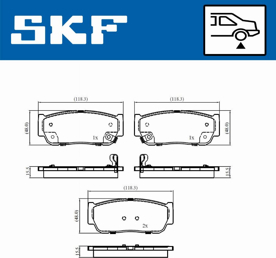 SKF VKBP 91082 A - Jarrupala, levyjarru inparts.fi