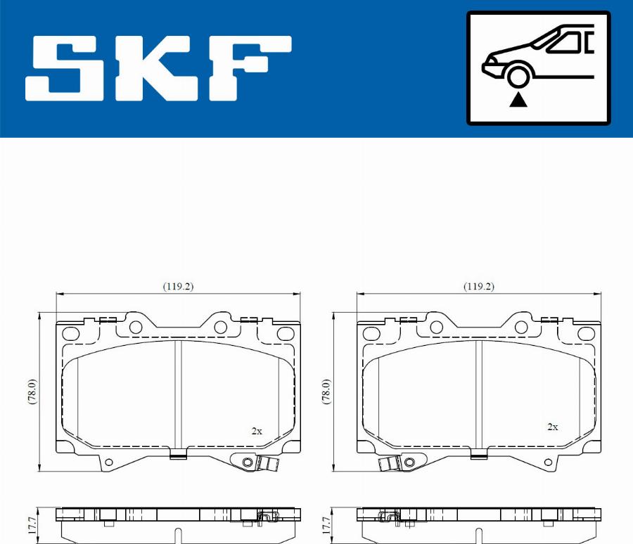 SKF VKBP 80904 A - Jarrupala, levyjarru inparts.fi