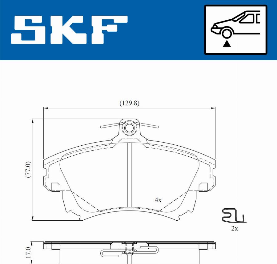 SKF VKBP 80900 A - Jarrupala, levyjarru inparts.fi