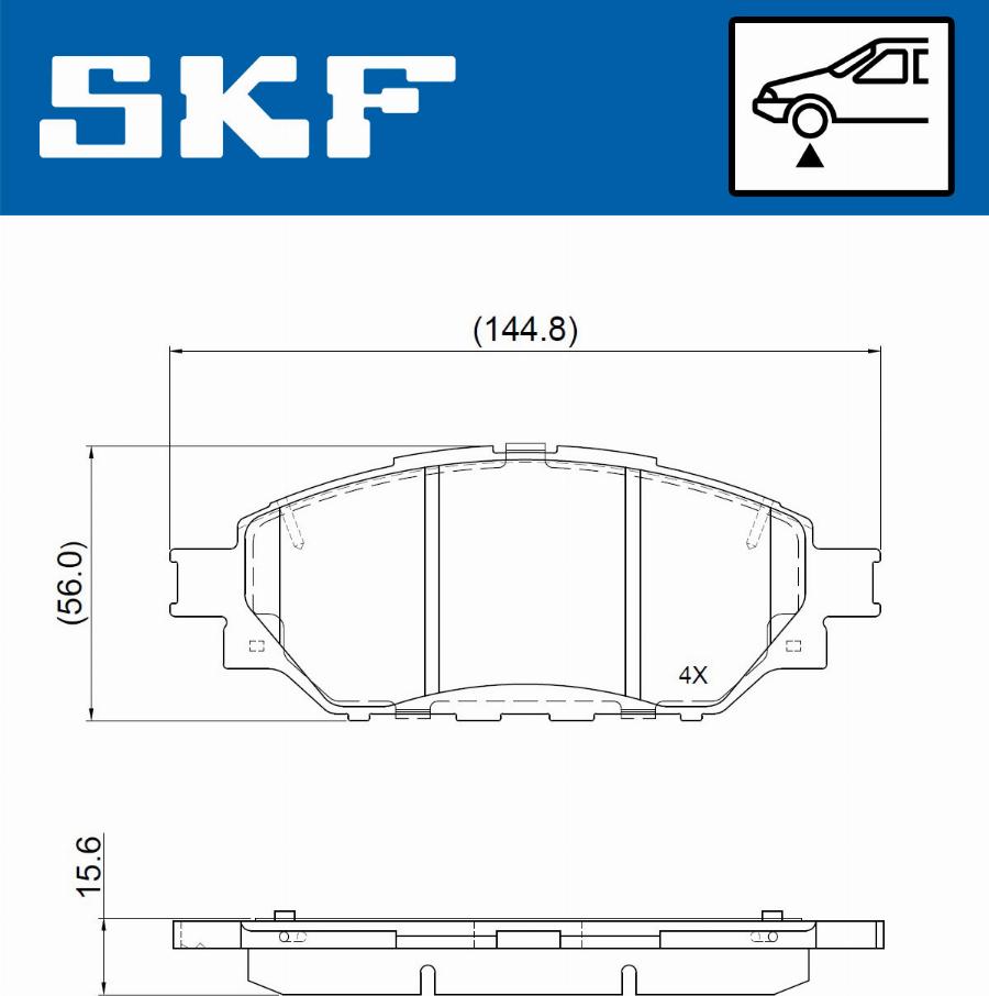 SKF VKBP 80976 - Jarrupala, levyjarru inparts.fi