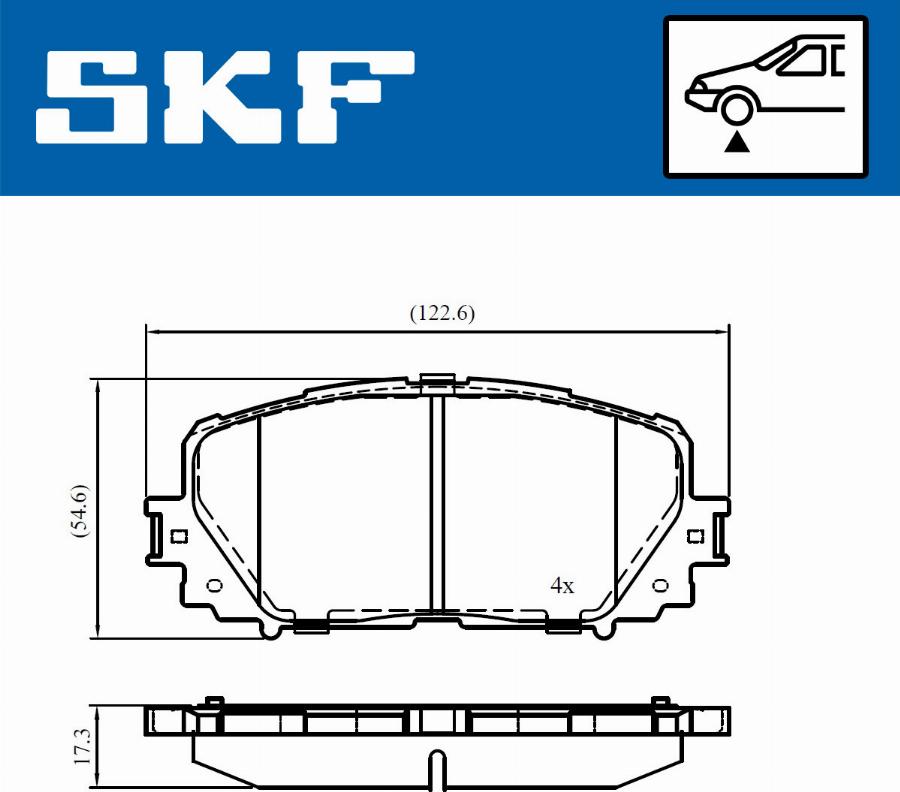 SKF VKBP 80970 - Jarrupala, levyjarru inparts.fi