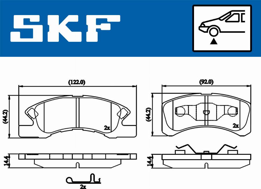 SKF VKBP 80490 A - Jarrupala, levyjarru inparts.fi