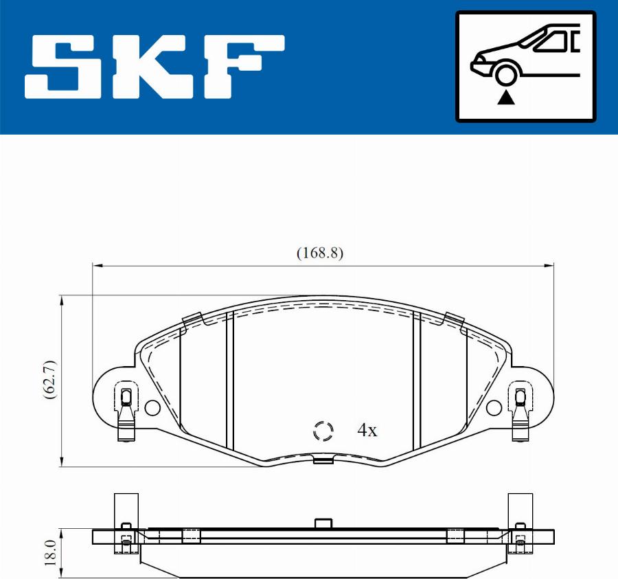 SKF VKBP 80447 E - Jarrupala, levyjarru inparts.fi