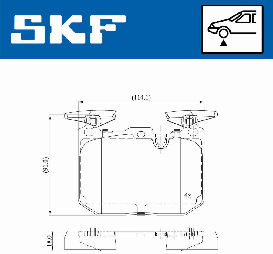 SKF VKBP 80467 - Jarrupala, levyjarru inparts.fi