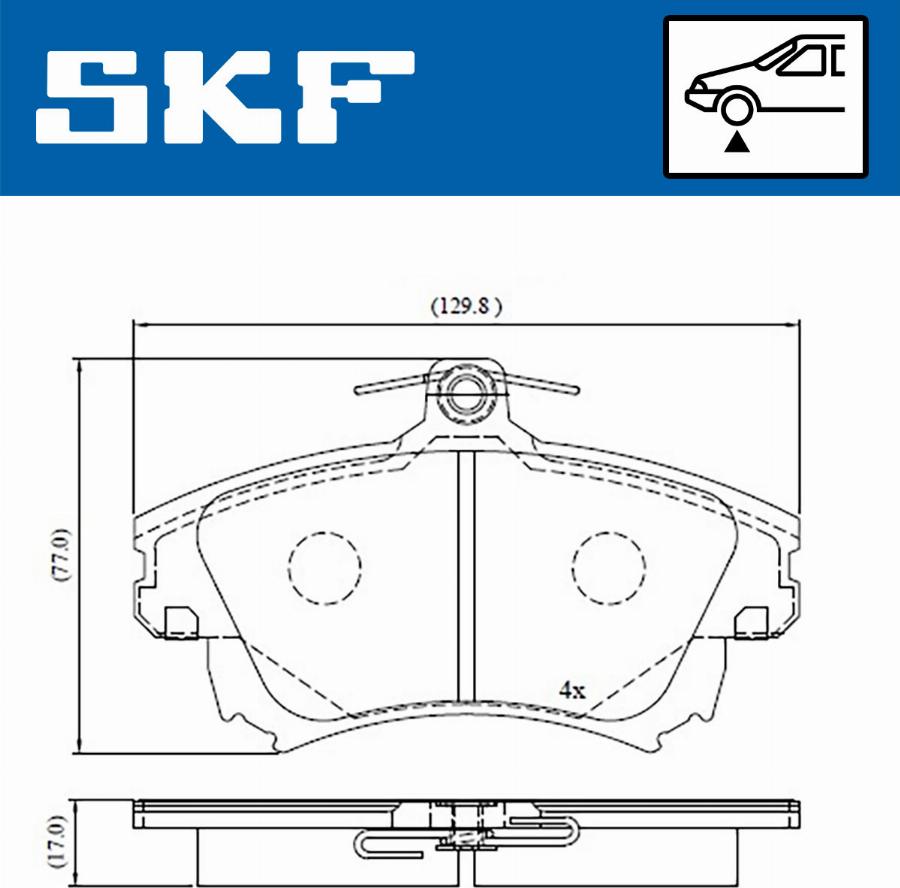 SKF VKBP 80404 A - Jarrupala, levyjarru inparts.fi