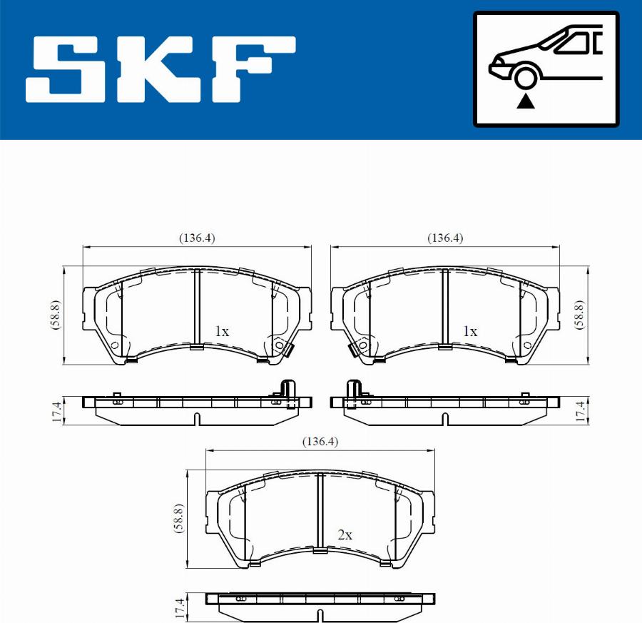 SKF VKBP 80410 A - Jarrupala, levyjarru inparts.fi