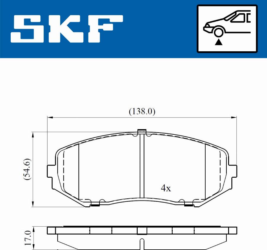 SKF VKBP 80417 A - Jarrupala, levyjarru inparts.fi