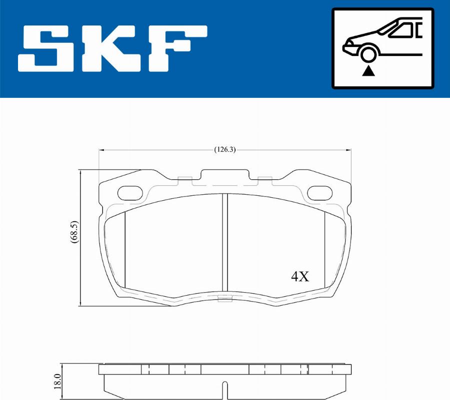 SKF VKBP 80435 - Jarrupala, levyjarru inparts.fi