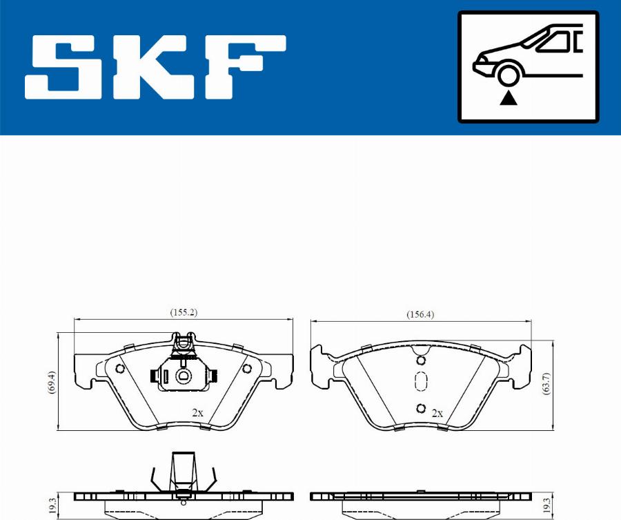 SKF VKBP 80474 - Jarrupala, levyjarru inparts.fi