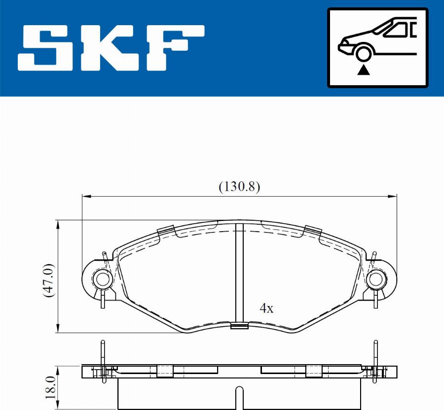 SKF VKBP 80470 - Jarrupala, levyjarru inparts.fi