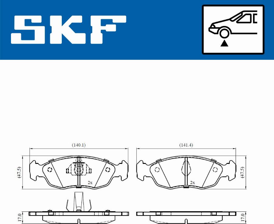 SKF VKBP 80553 - Jarrupala, levyjarru inparts.fi