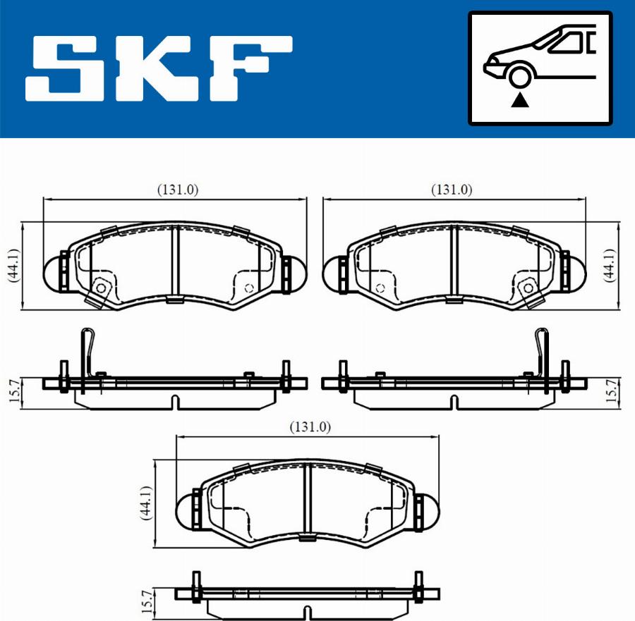 SKF VKBP 80500 A - Jarrupala, levyjarru inparts.fi