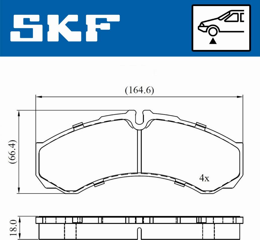 SKF VKBP 80507 - Jarrupala, levyjarru inparts.fi