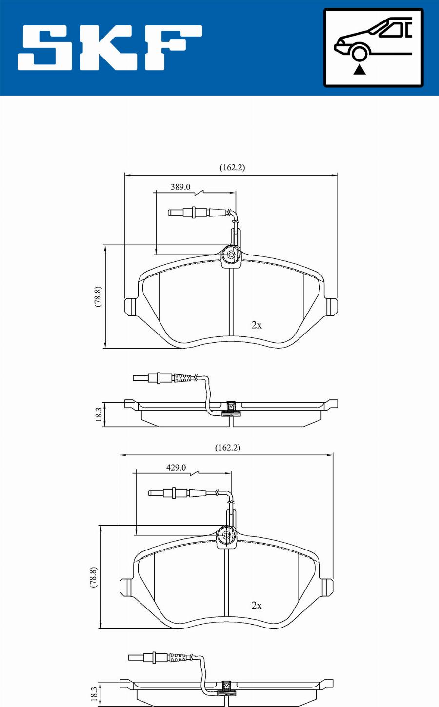 SKF VKBP 80519 E - Jarrupala, levyjarru inparts.fi