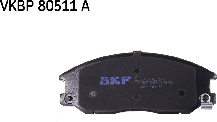 SKF VKBP 80511 A - Jarrupala, levyjarru inparts.fi