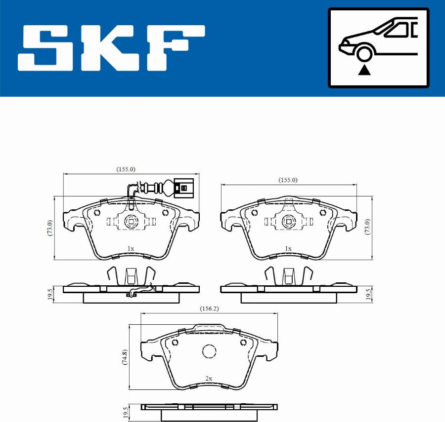 SKF VKBP 80589 E - Jarrupala, levyjarru inparts.fi