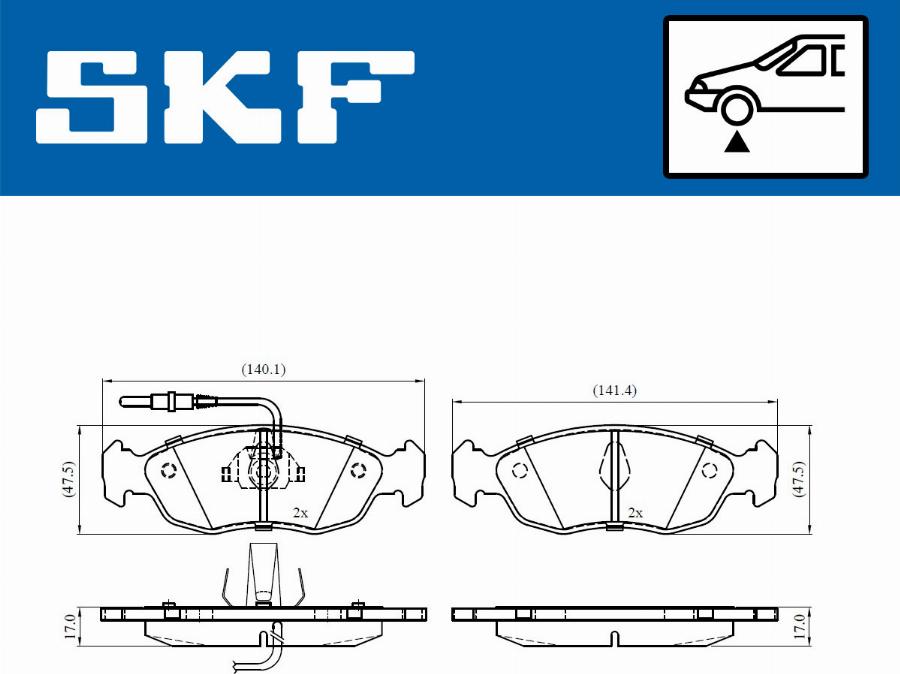 SKF VKBP 80580 E - Jarrupala, levyjarru inparts.fi