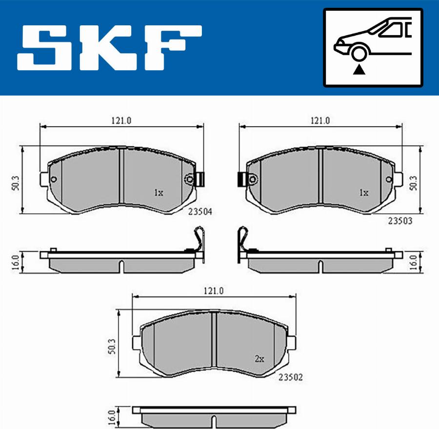 SKF VKBP 80535 A - Jarrupala, levyjarru inparts.fi