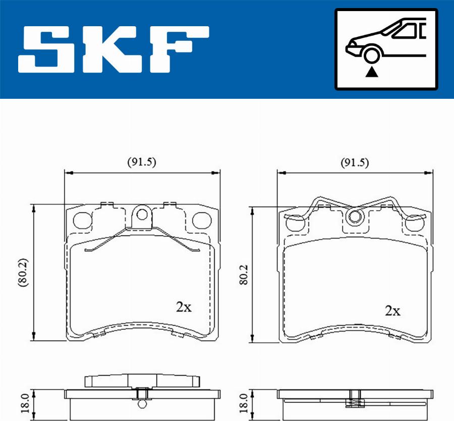 SKF VKBP 80536 - Jarrupala, levyjarru inparts.fi