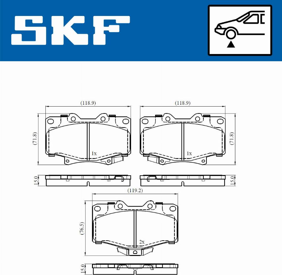 SKF VKBP 80537 A - Jarrupala, levyjarru inparts.fi