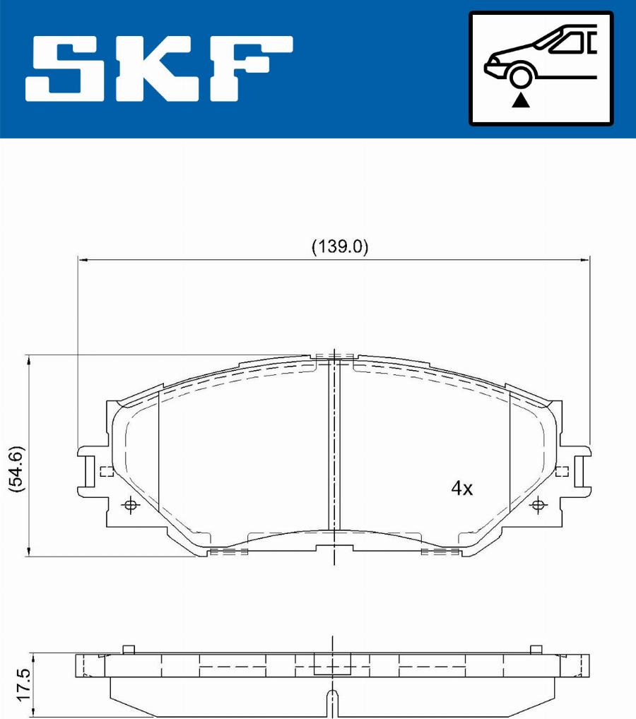 SKF VKBP 80579 - Jarrupala, levyjarru inparts.fi