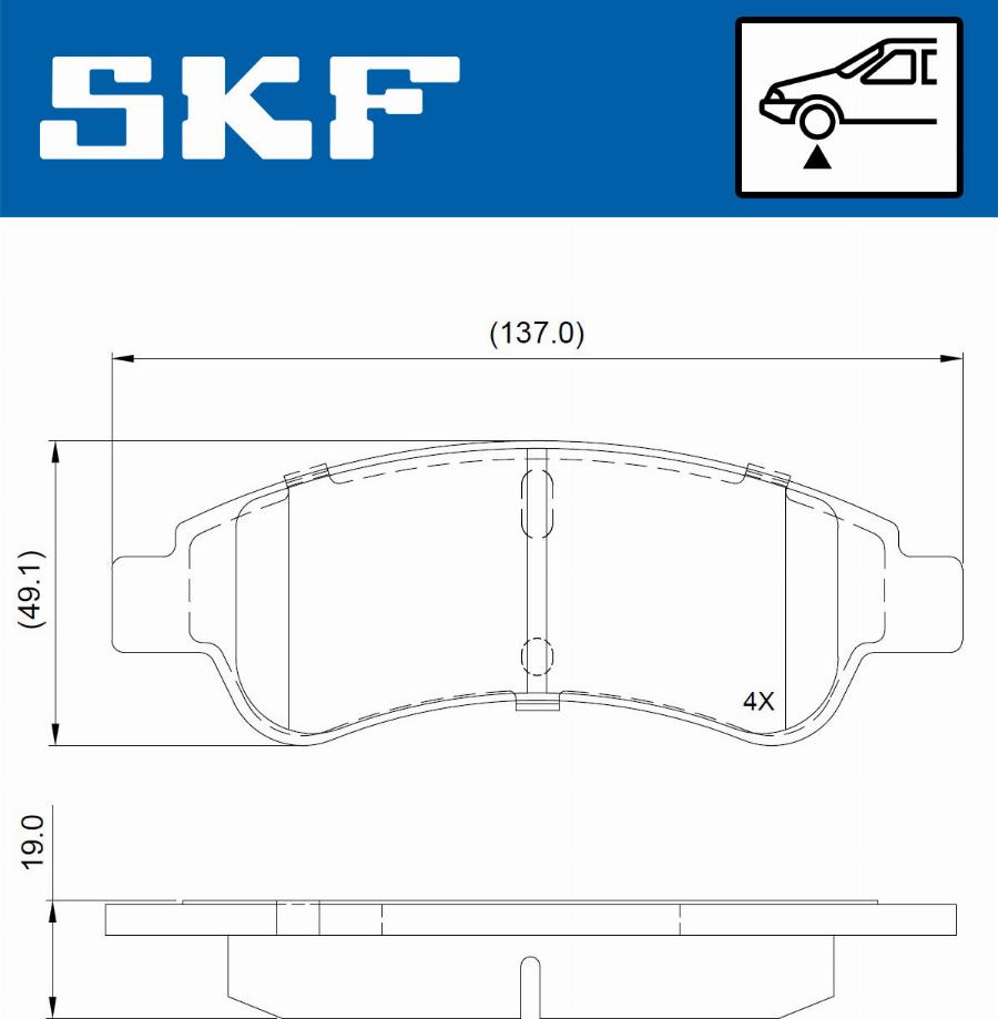 SKF VKBP 80648 - Jarrupala, levyjarru inparts.fi