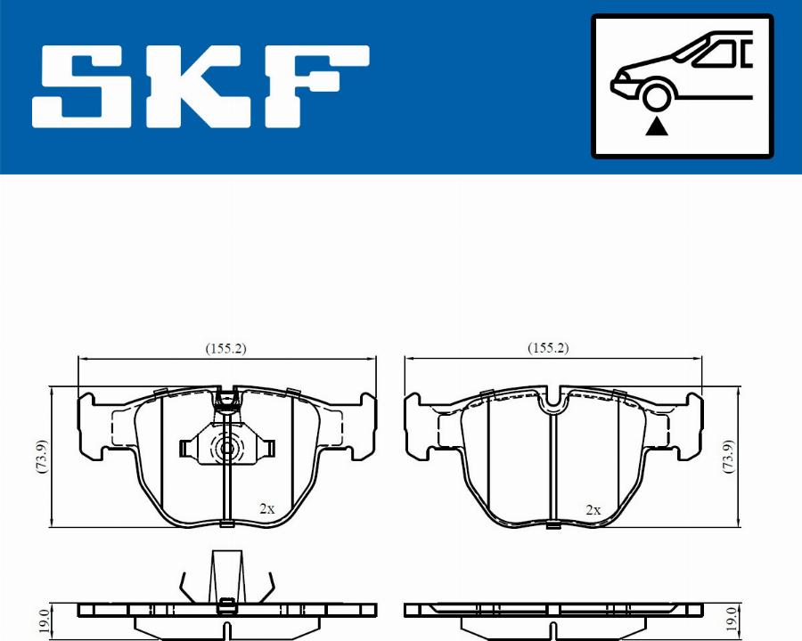 SKF VKBP 80656 - Jarrupala, levyjarru inparts.fi