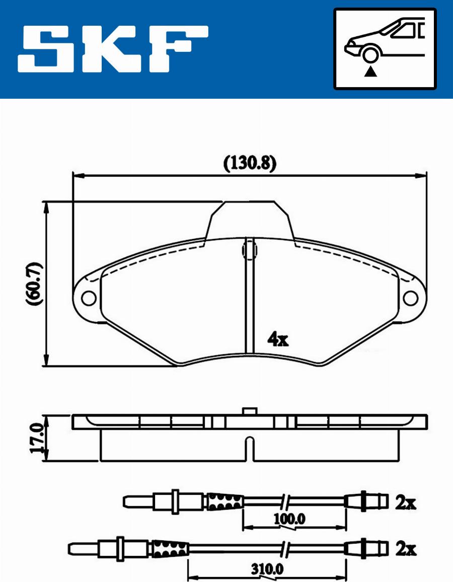 SKF VKBP 80601 E - Jarrupala, levyjarru inparts.fi