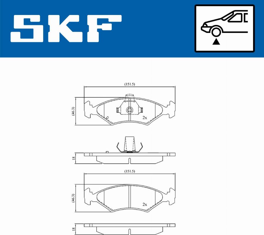 SKF VKBP 80602 - Jarrupala, levyjarru inparts.fi