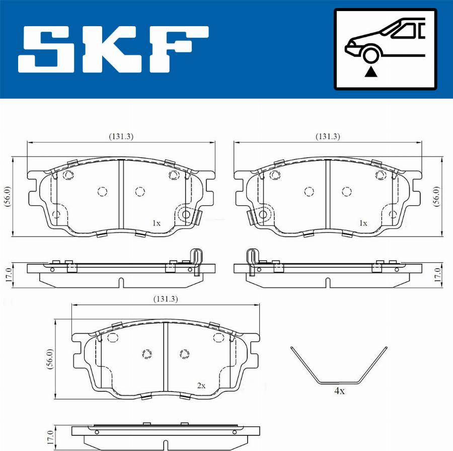 SKF VKBP 80619 A - Jarrupala, levyjarru inparts.fi