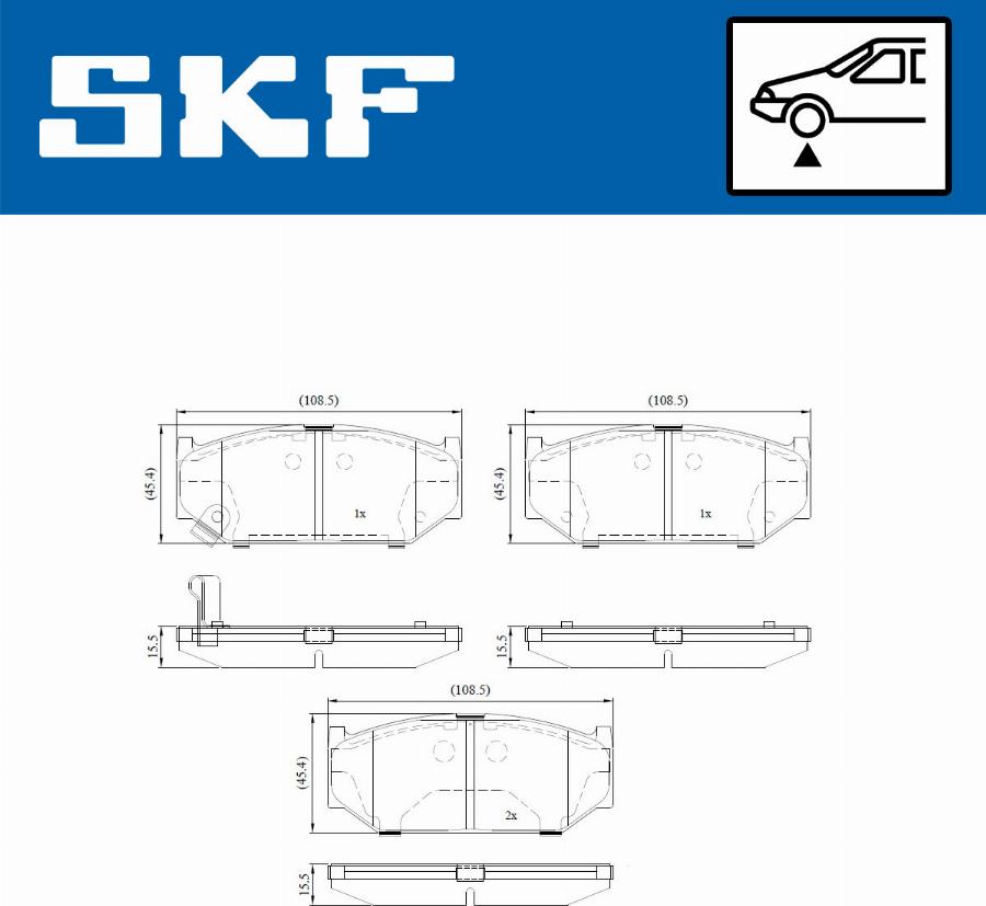 SKF VKBP 80614 A - Jarrupala, levyjarru inparts.fi