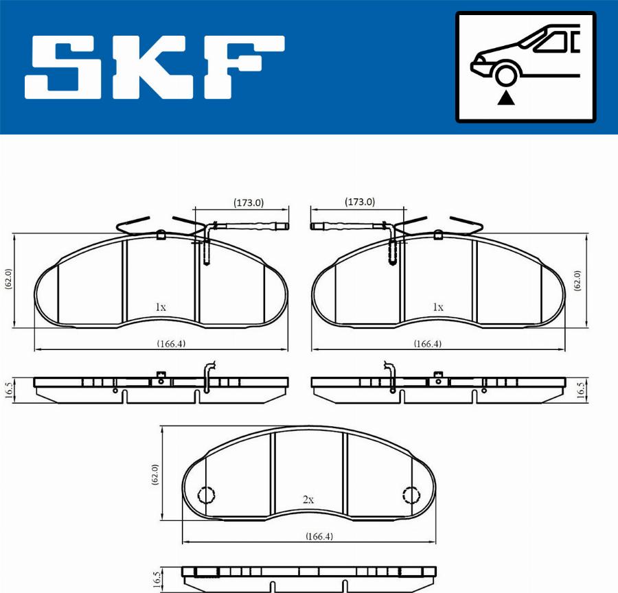 SKF VKBP 80616 E - Jarrupala, levyjarru inparts.fi