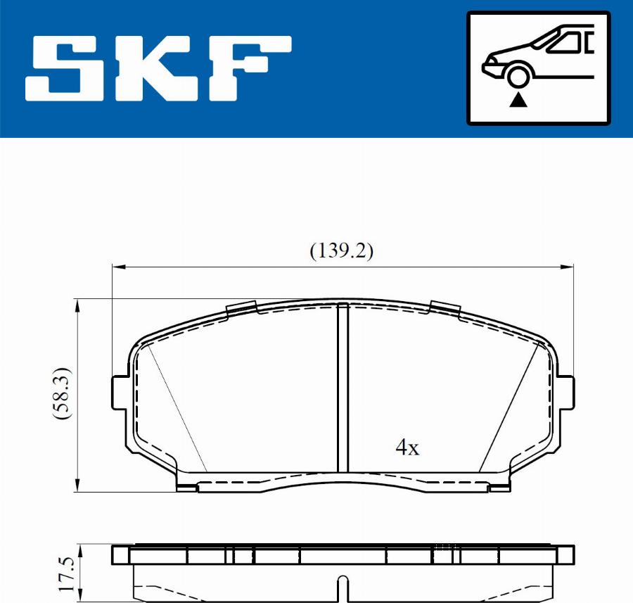 SKF VKBP 80612 A - Jarrupala, levyjarru inparts.fi