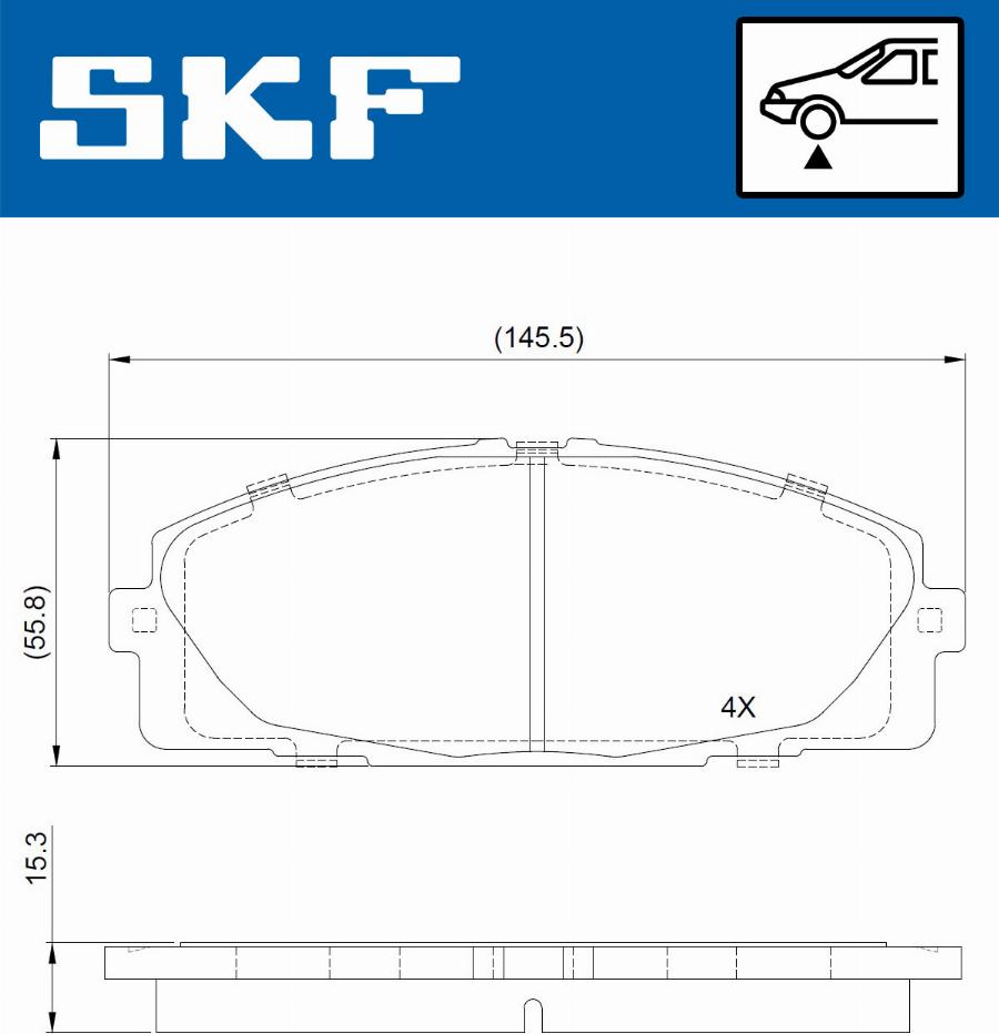 SKF VKBP 80688 - Jarrupala, levyjarru inparts.fi