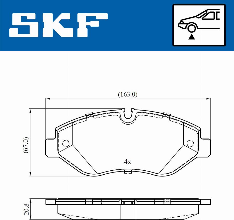 SKF VKBP 80633 E - Jarrupala, levyjarru inparts.fi