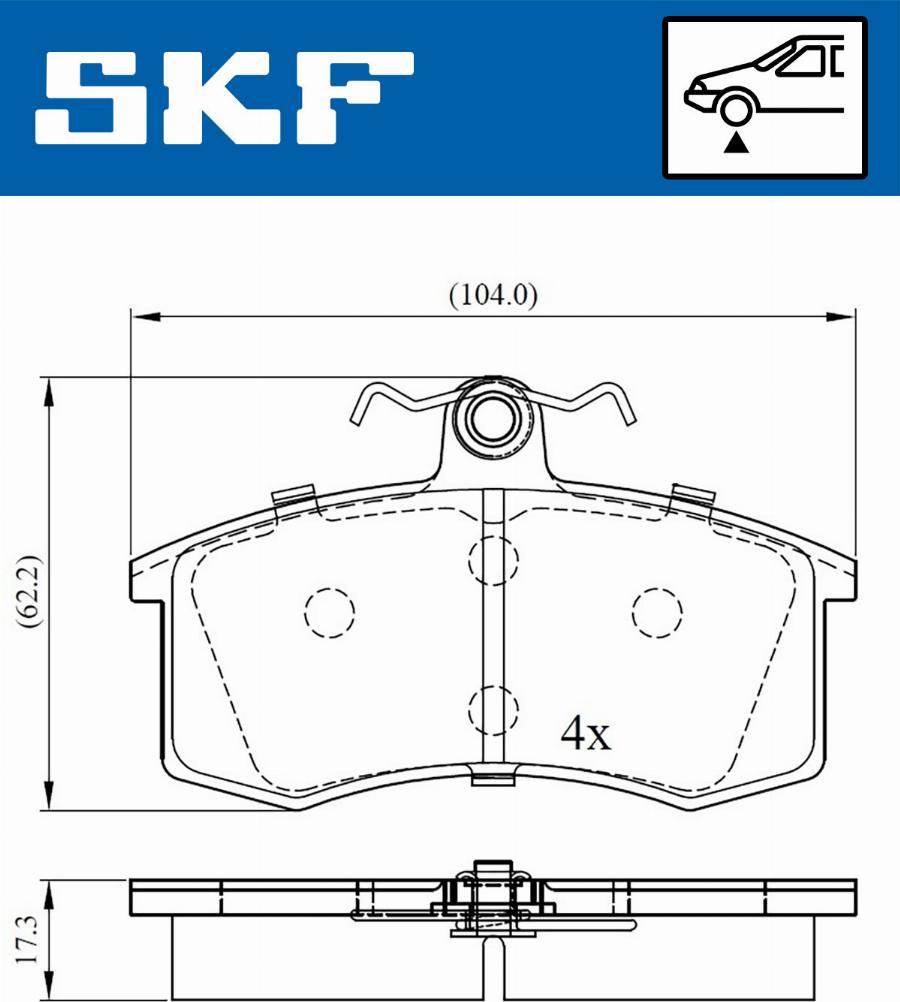 SKF VKBP 80626 - Jarrupala, levyjarru inparts.fi