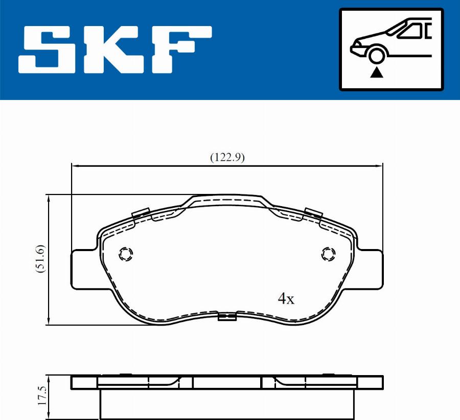 SKF VKBP 80677 - Jarrupala, levyjarru inparts.fi