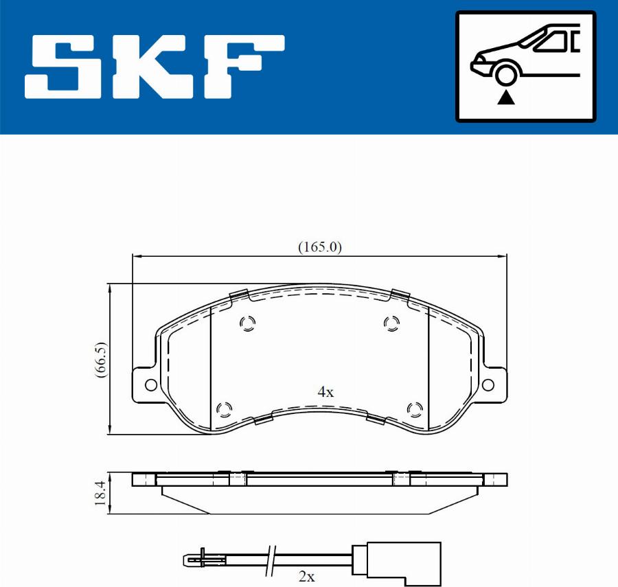 SKF VKBP 80091 E - Jarrupala, levyjarru inparts.fi