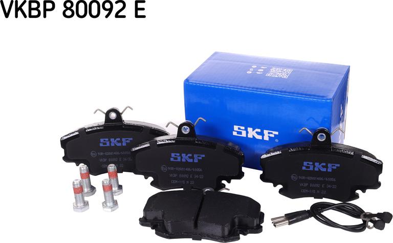 SKF VKBP 80092 E - Jarrupala, levyjarru inparts.fi