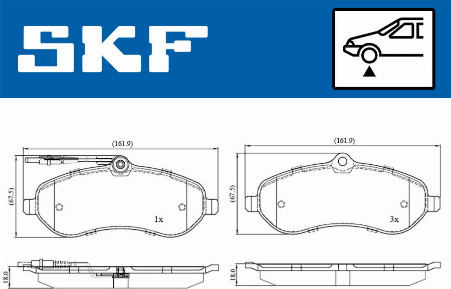 SKF VKBP 80048 E - Jarrupala, levyjarru inparts.fi