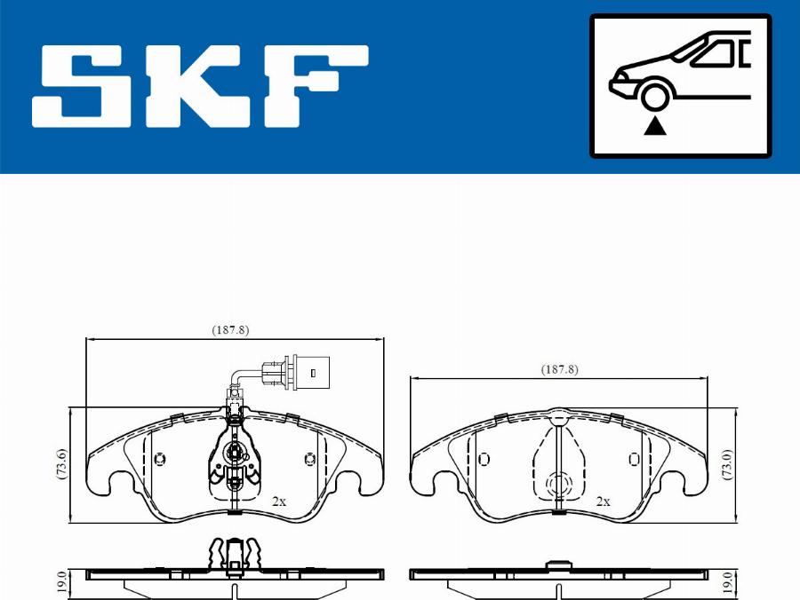 SKF VKBP 80053 E - Jarrupala, levyjarru inparts.fi