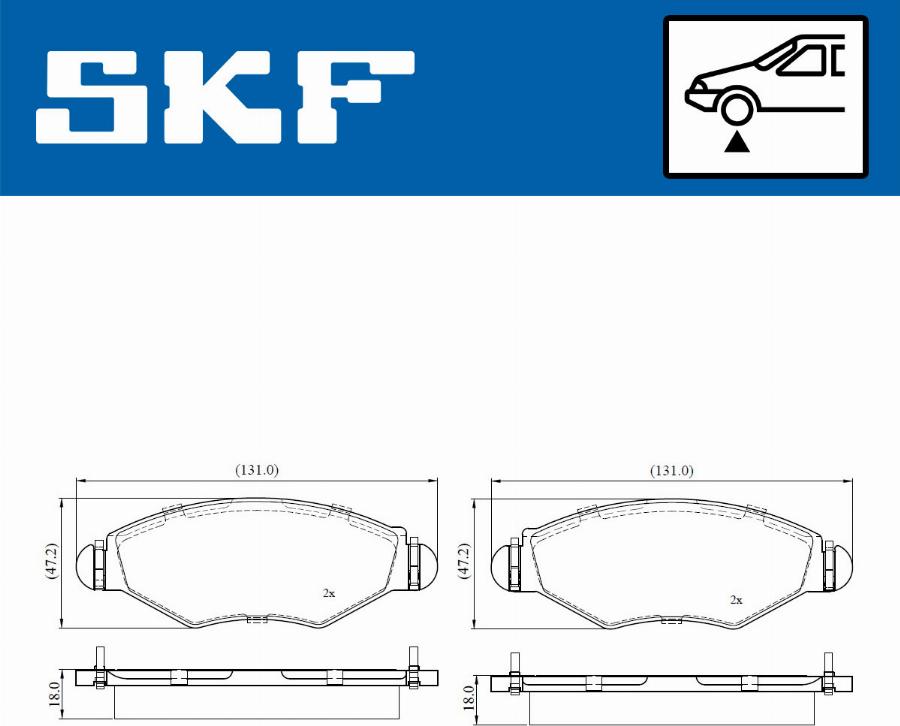 SKF VKBP 80064 - Jarrupala, levyjarru inparts.fi