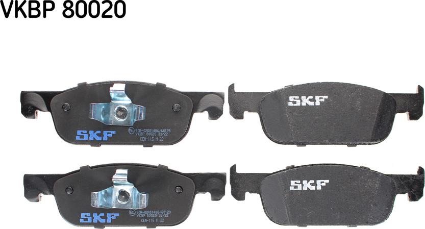 SKF VKBP 80020 - Jarrupala, levyjarru inparts.fi