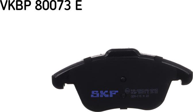 SKF VKBP 80073 E - Jarrupala, levyjarru inparts.fi