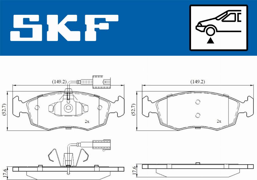 SKF VKBP 80146 E - Jarrupala, levyjarru inparts.fi