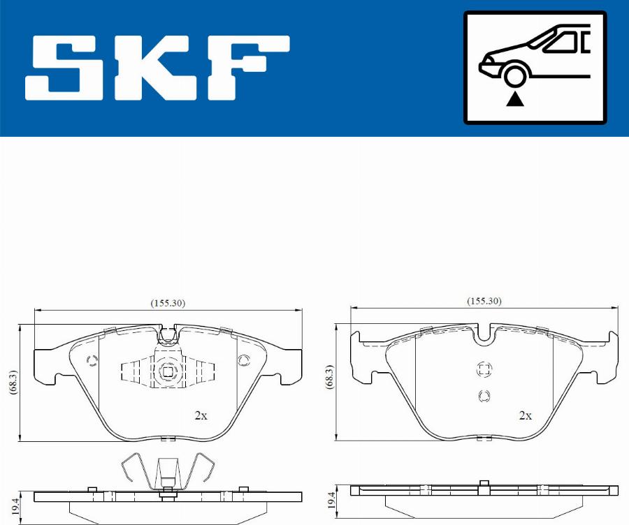 SKF VKBP 80159 - Jarrupala, levyjarru inparts.fi