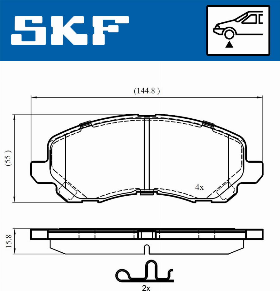 SKF VKBP 80169 A - Jarrupala, levyjarru inparts.fi